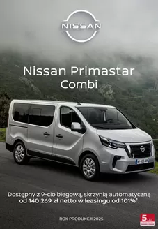 Katalog Nissan w: Jastrzębie-Zdrój | Primastar combi cennik | 2025-01-01T00:00:00.000Z - 2030-12-31T00:00:00.000Z