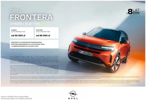 Katalog Opel w: Jastrzębie-Zdrój | Aktualne okazje i oferty | 2026-02-07T00:00:00.000Z - 2026-05-31T00:00:00.000Z