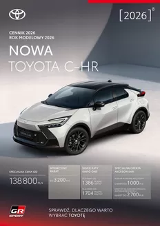 Katalog Toyota w: Jastrzębie-Zdrój | Spec toyota c hr MY26 PY26 | 2026-01-01T00:00:00.000Z - 2026-12-31T00:00:00.000Z
