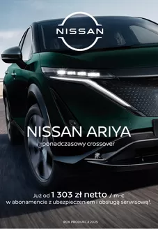 Katalog Nissan w: Jastrzębie-Zdrój | Ariya cennik | 2026-04-03T00:00:00.000Z - 2026-04-17T00:00:00.000Z