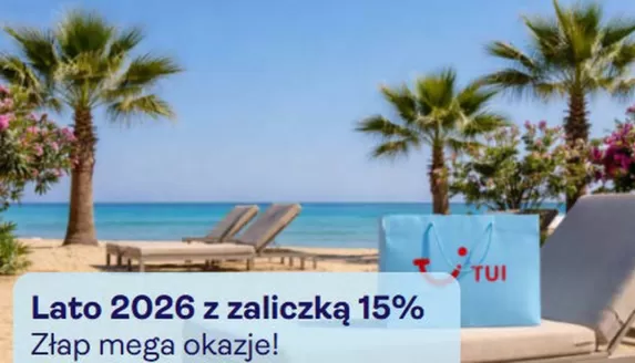Katalog TUI w: Piotrków Trybunalski | Złap mega okazje! | 2026-04-08T00:00:00.000Z - 2026-08-31T00:00:00.000Z