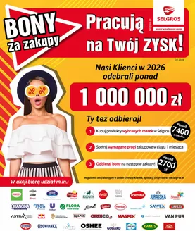 Katalog Selgros | Bony za zakupy | 2026-04-01T00:00:00.000Z - 2026-06-30T00:00:00.000Z