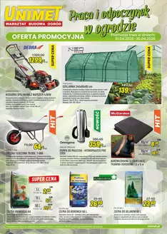 Katalog Unimet | Praca i odpoczynek w ogrodzie | 2026-04-09T00:00:00.000Z - 2026-04-30T00:00:00.000Z