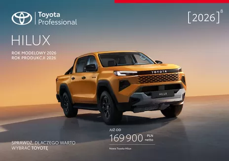 Katalog Toyota w: Rybnik | Spec hilux MY26 PY26 | 2026-01-01T00:00:00.000Z - 2026-12-31T00:00:00.000Z