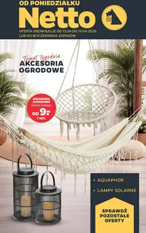 Katalog Netto | Temat tygodnia akcesoria ogrodowe | 2026-04-14T00:00:00.000Z - 2026-04-18T00:00:00.000Z
