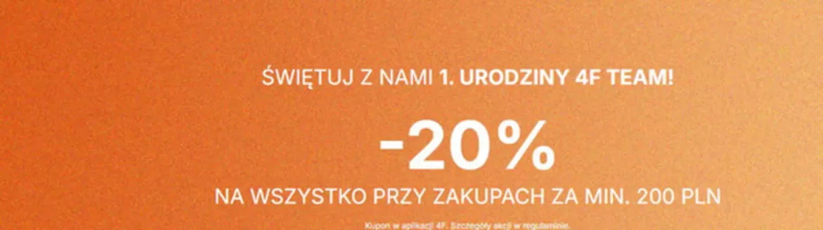 Katalog 4F w: Kalinowa | - 20 %  | 2026-04-14T00:00:00.000Z - 2026-04-28T00:00:00.000Z